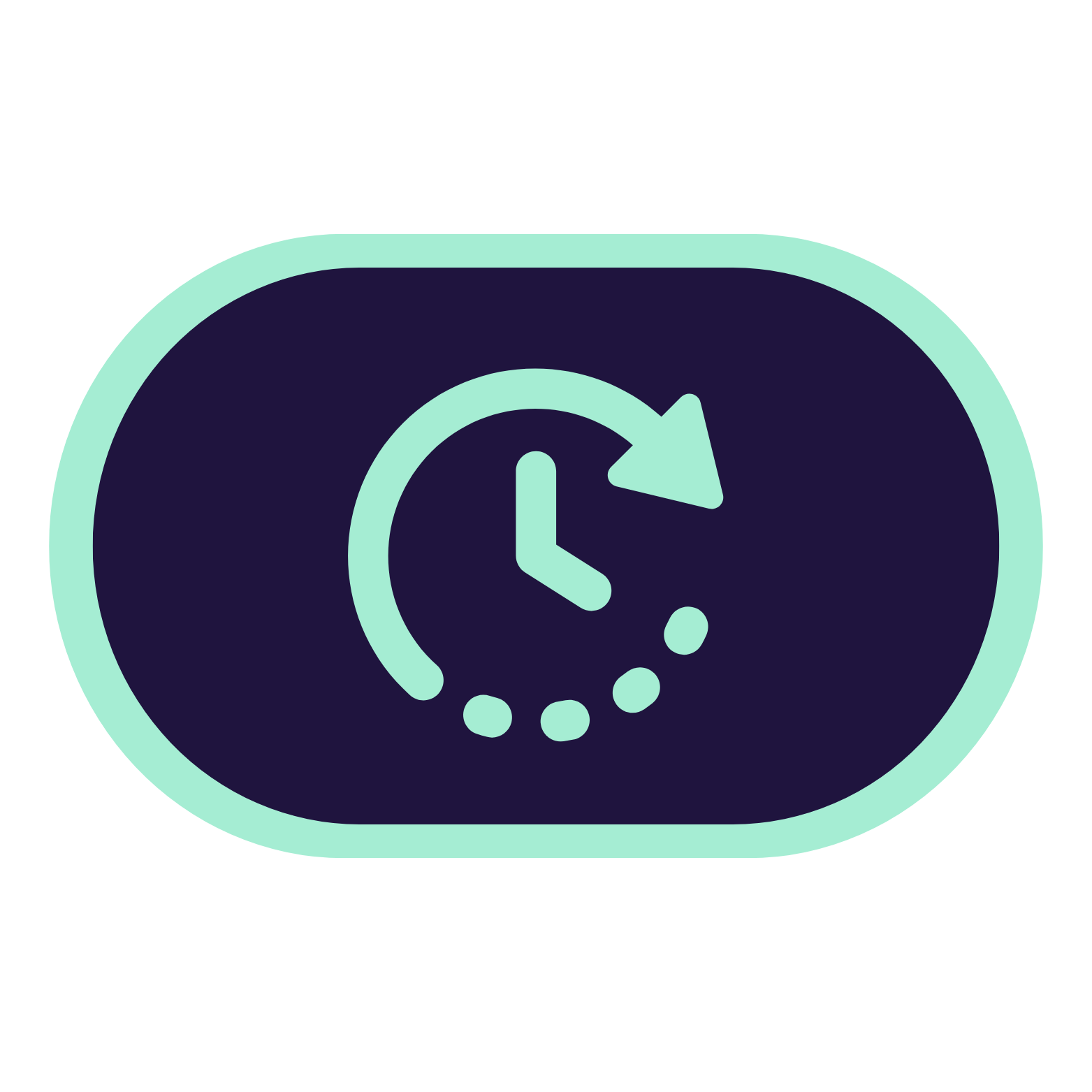 9.5 days infographic showing average time between return request and refund.